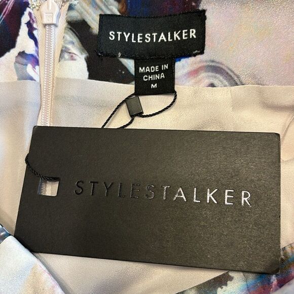 NWT Stylestalker Cats Eye Agate Print Mini Skirt Size Medium - Picture 8 of 9